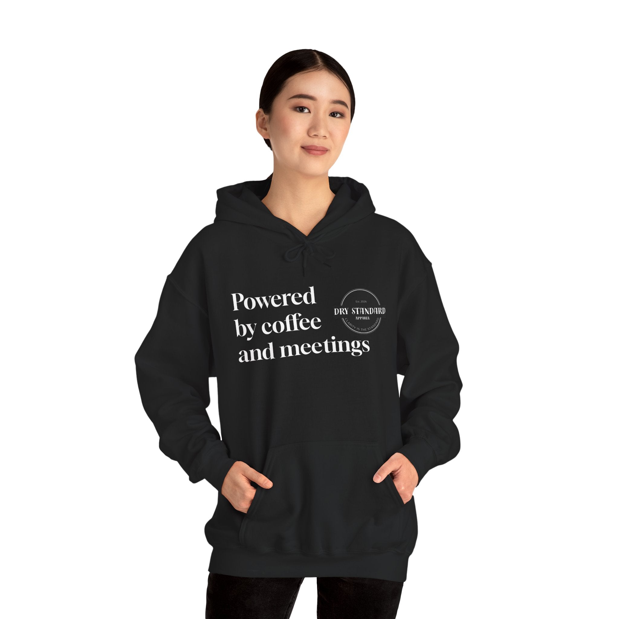 Powered by Coffee and Meetings Hoodie
